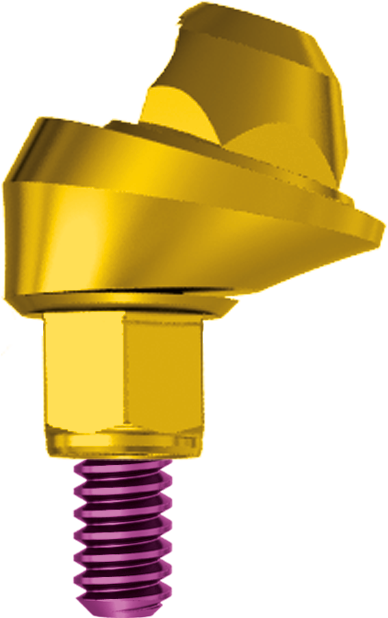 Conical Abutment Tissue Angulated 17° H 2.5 JDEvolution S
