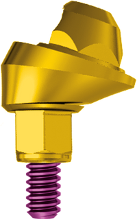 Conical Abutment Tissue Angulated 17° H 2.5 JDEvolution S