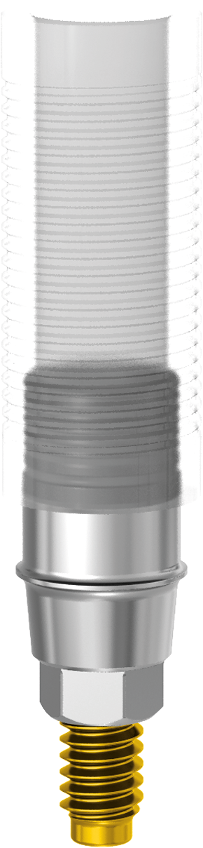 Cobalt-Chrome Abutment Engaging JDIcon Plus