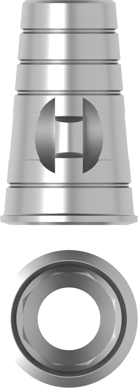 Interface CAD CAM Engaging Octa Abutment JDIcon Plus (Ø4.45 C7.3)